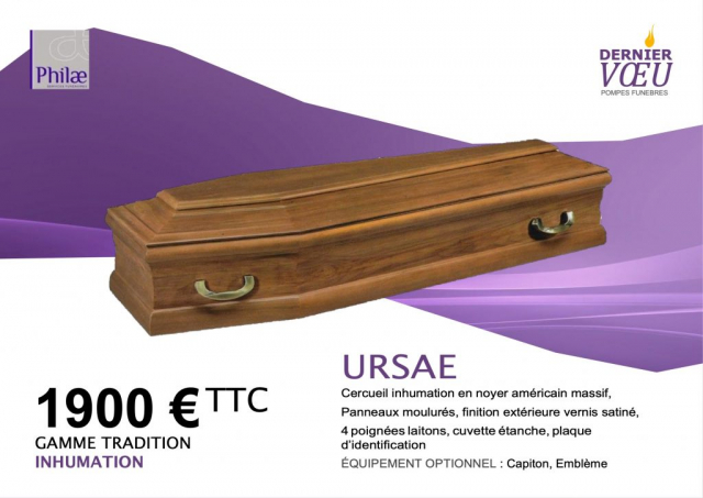 Cercueil inhumation URSAE