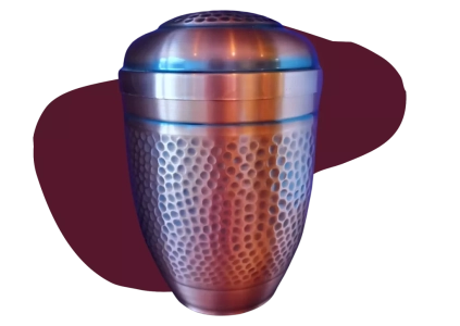 Urne cuivre martelé 240€