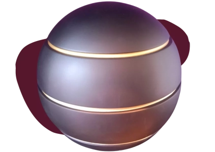 Urne Résine et fibre de verre - sphérique noir 280€